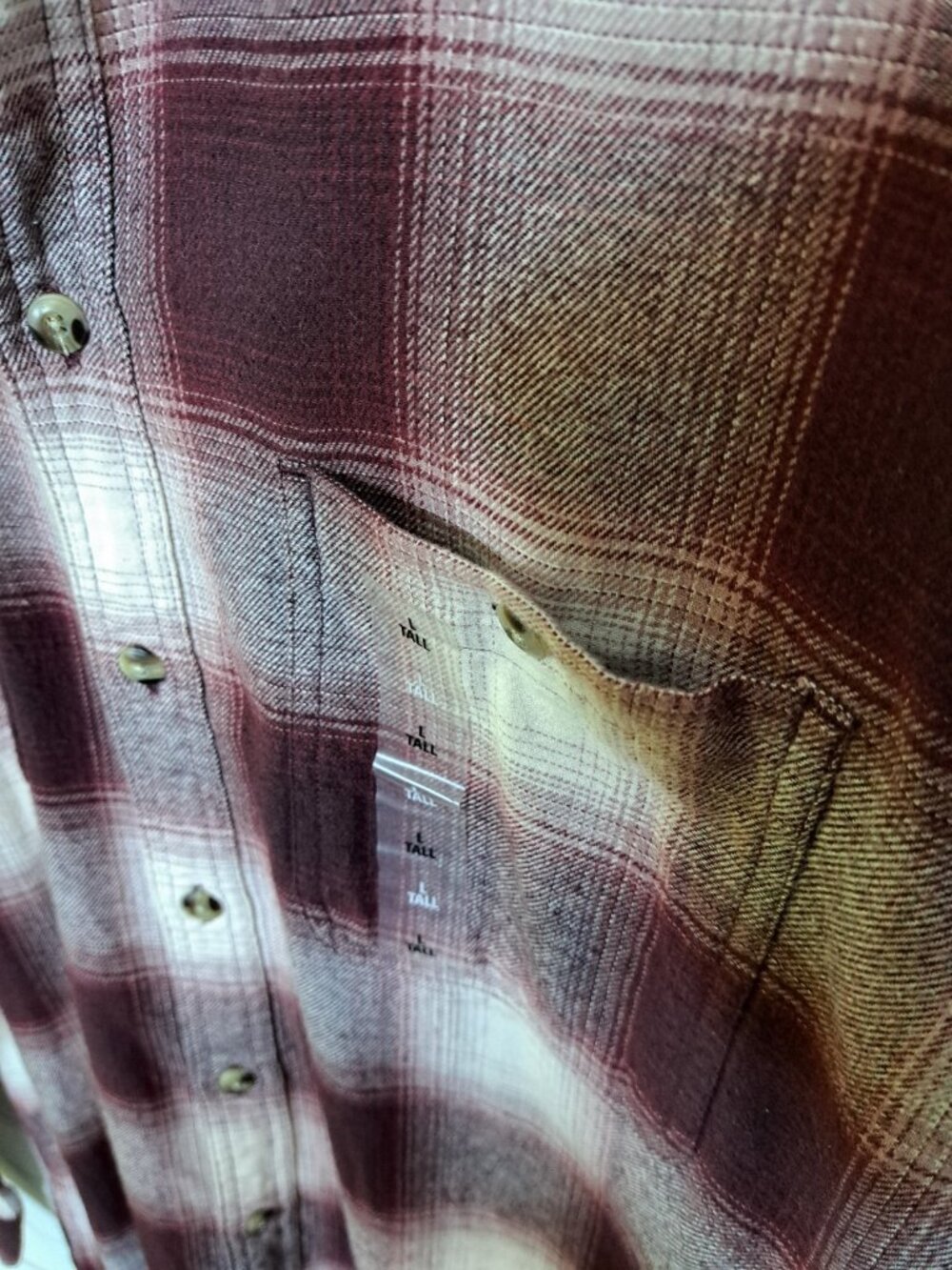 Sonoma Men's 100% Cotton Super Soft Flannel T Shirt Size Large - Picture 3 of 11
